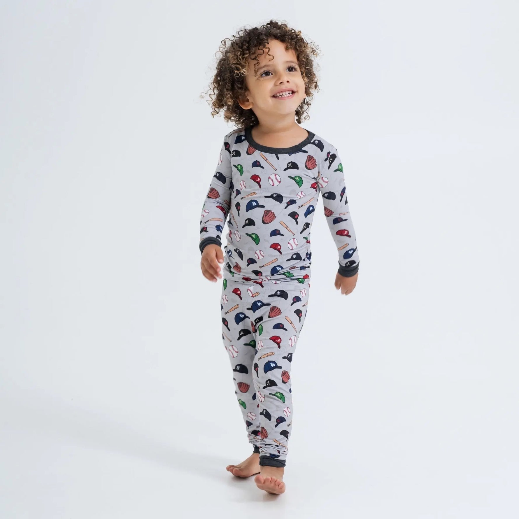 Bam & Stitch Major League Buddies Long Sleeve Pajamas - 