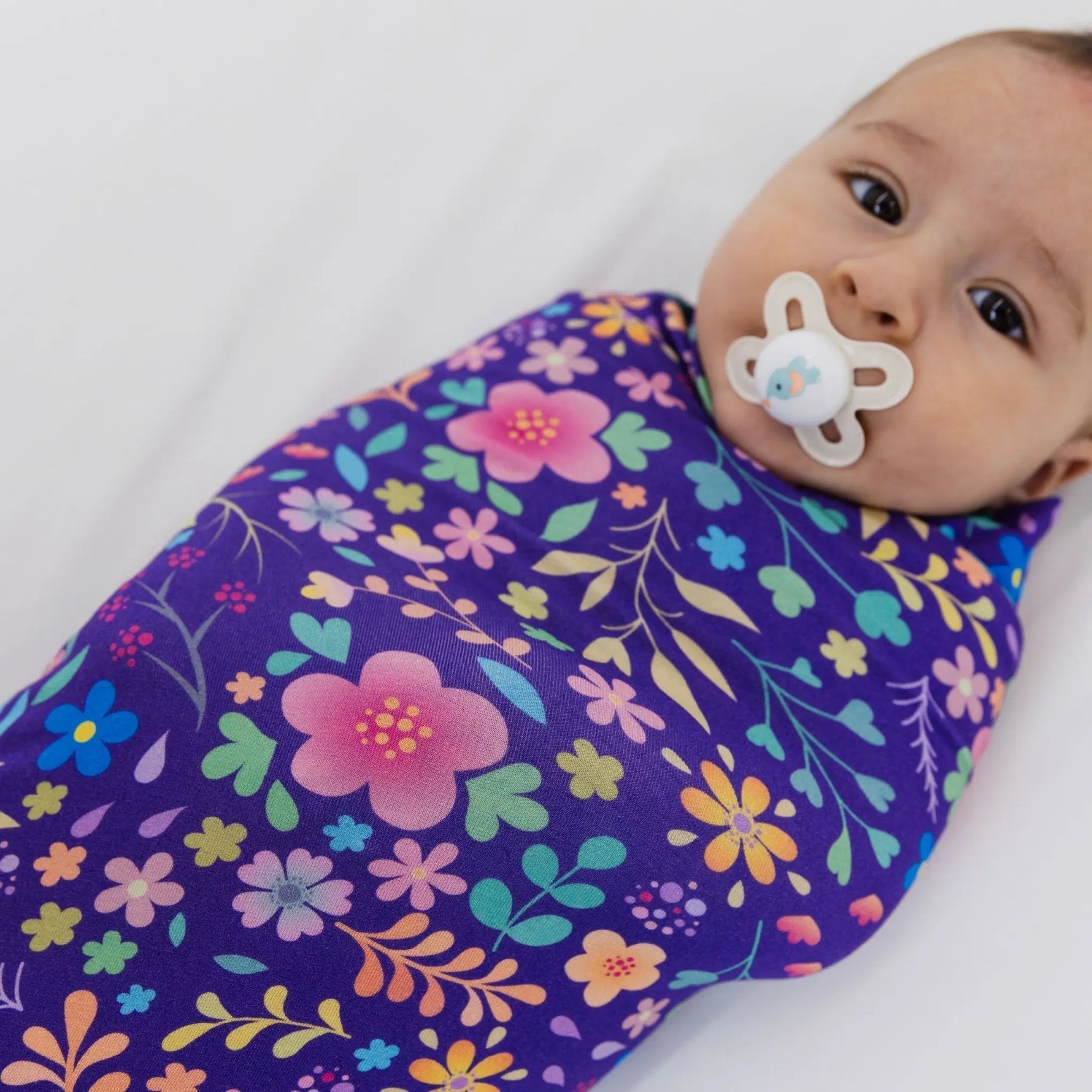 Bam & Stitch Orchid Gardens Swaddle - 
