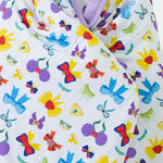 Bam & Stitch Sparkle & Reign Bamboo Kids Blanket | Princess Bow Quilt - 