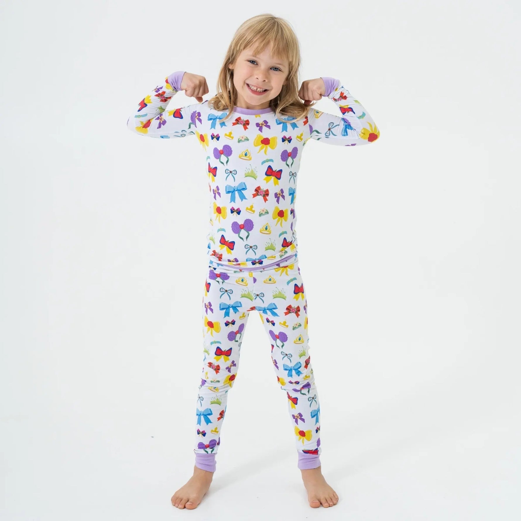 Bam & Stitch Sparkle & Reign Long Sleeve Pajamas - 
