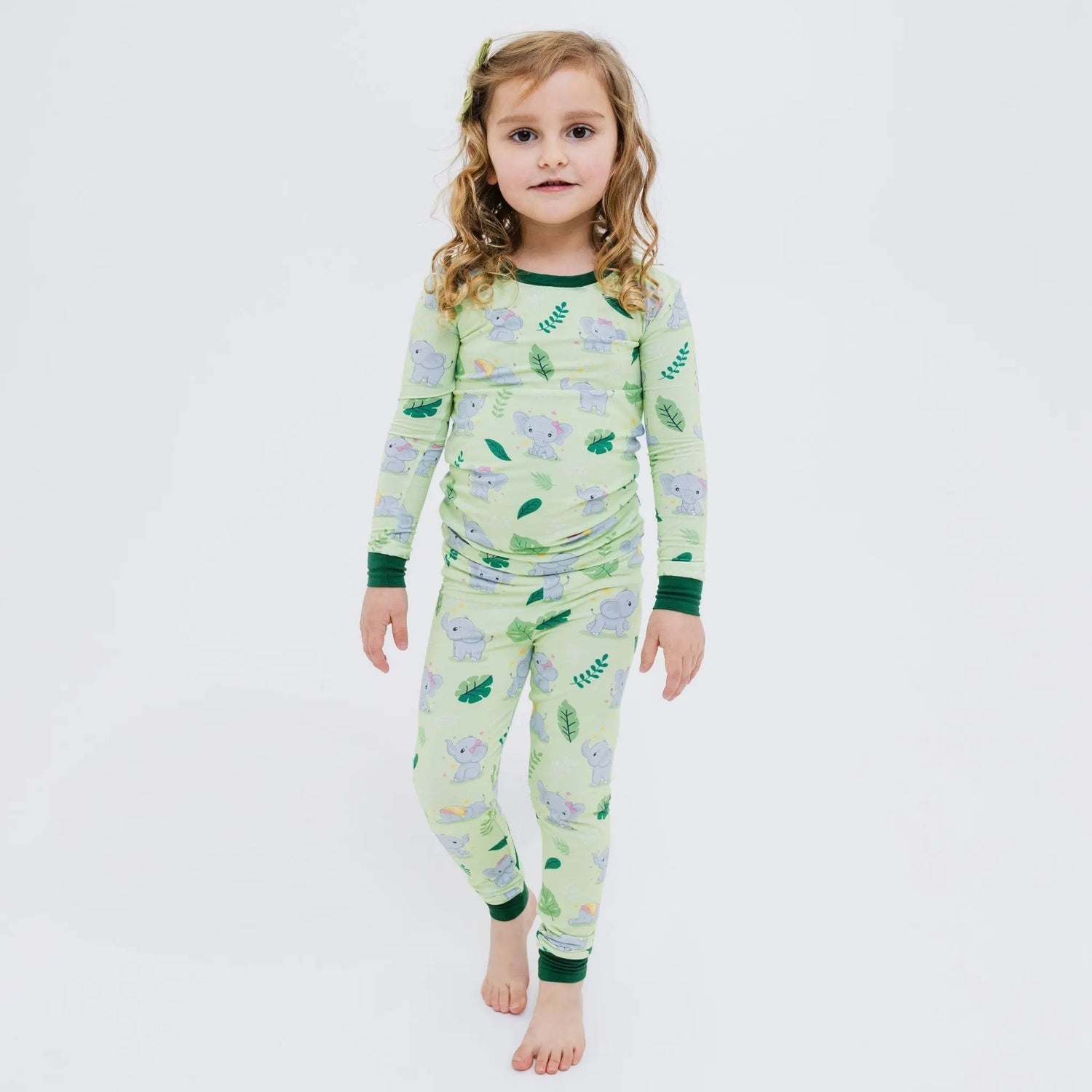 Bam & Stitch Playfully Strong Long Sleeve Pajamas - 