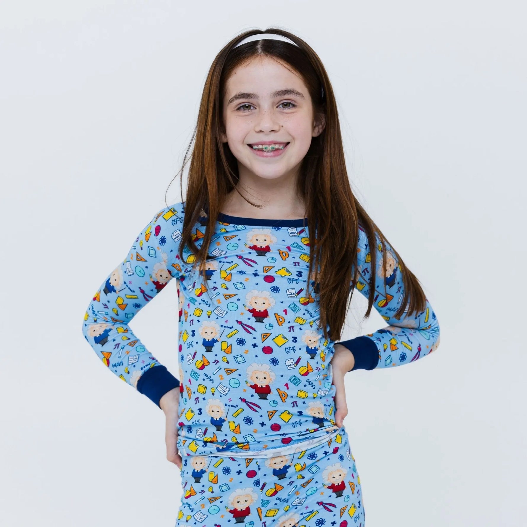 Bam & Stitch Mathematical Marvel Long Sleeve Pajamas - 