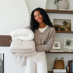 Bamboni Bamboo Throw Blanket For Cozy Comfort And Quality Saranoni Everetts Place Boutique