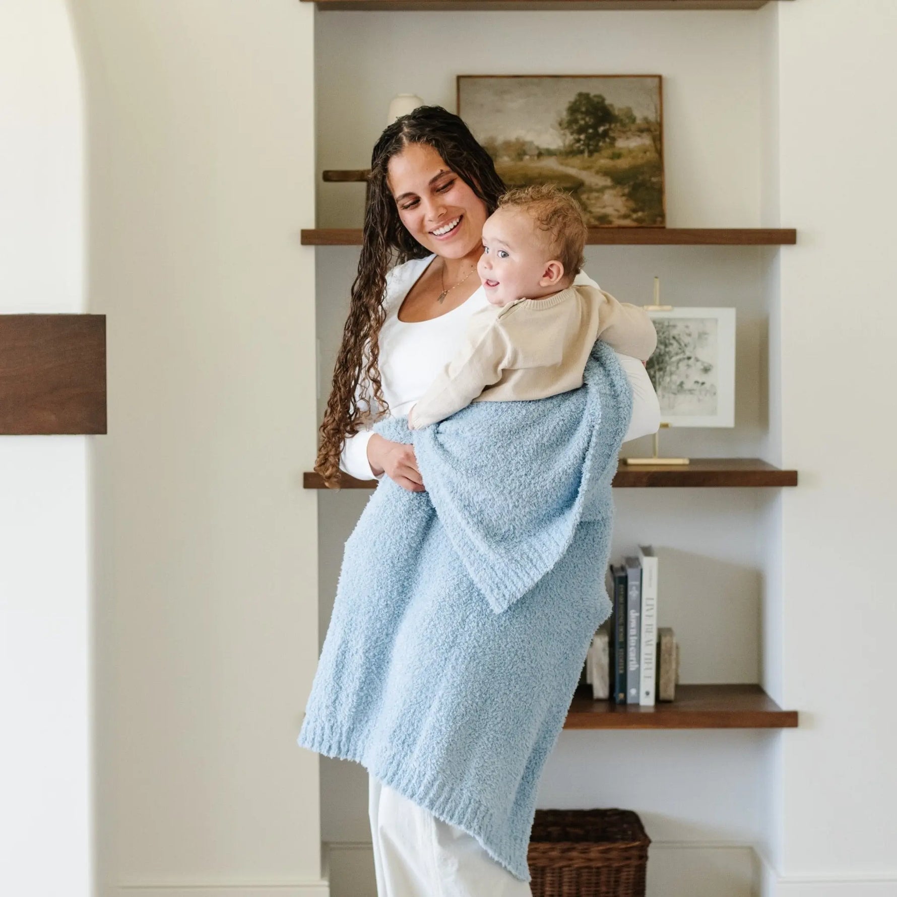 Bamboni Receiving Blankets Soft Breathable Baby Blankets Saranoni Everetts Place Boutique 55.00
