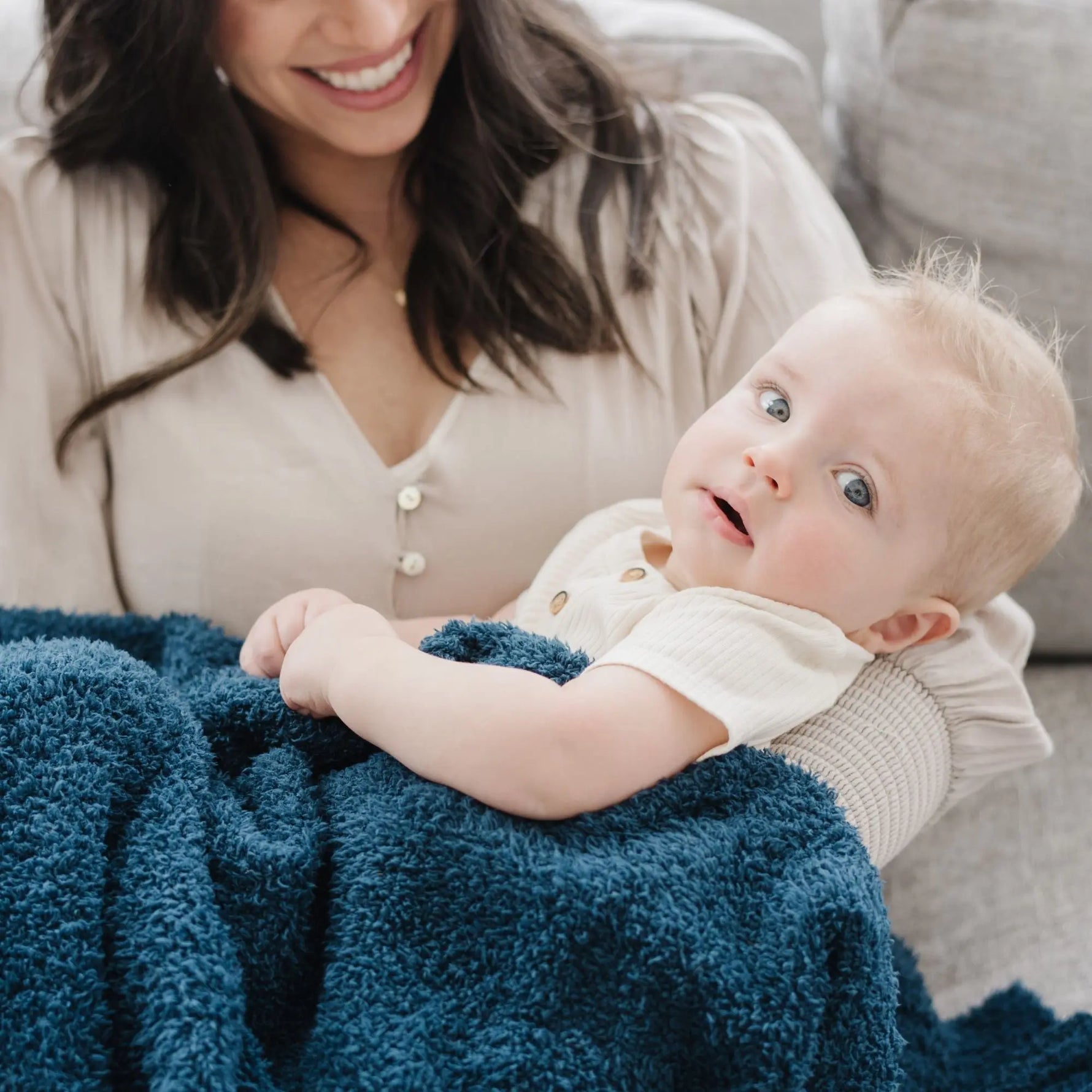 Bamboni Receiving Blankets Soft Breathable Baby Blankets Saranoni Everetts Place Boutique