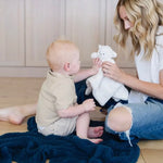 Bamboni Receiving Blankets Soft Breathable Baby Blankets Saranoni Everetts Place Boutique