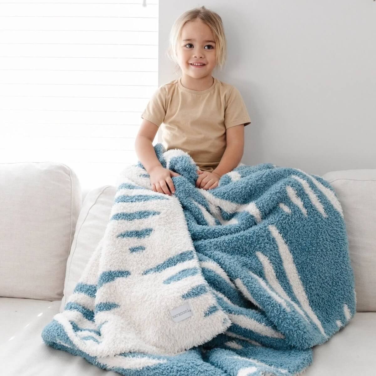 Saranoni Bamboni Toddler Blanket Double Layer for Cozy Warmth - Everetts Place Boutique - 