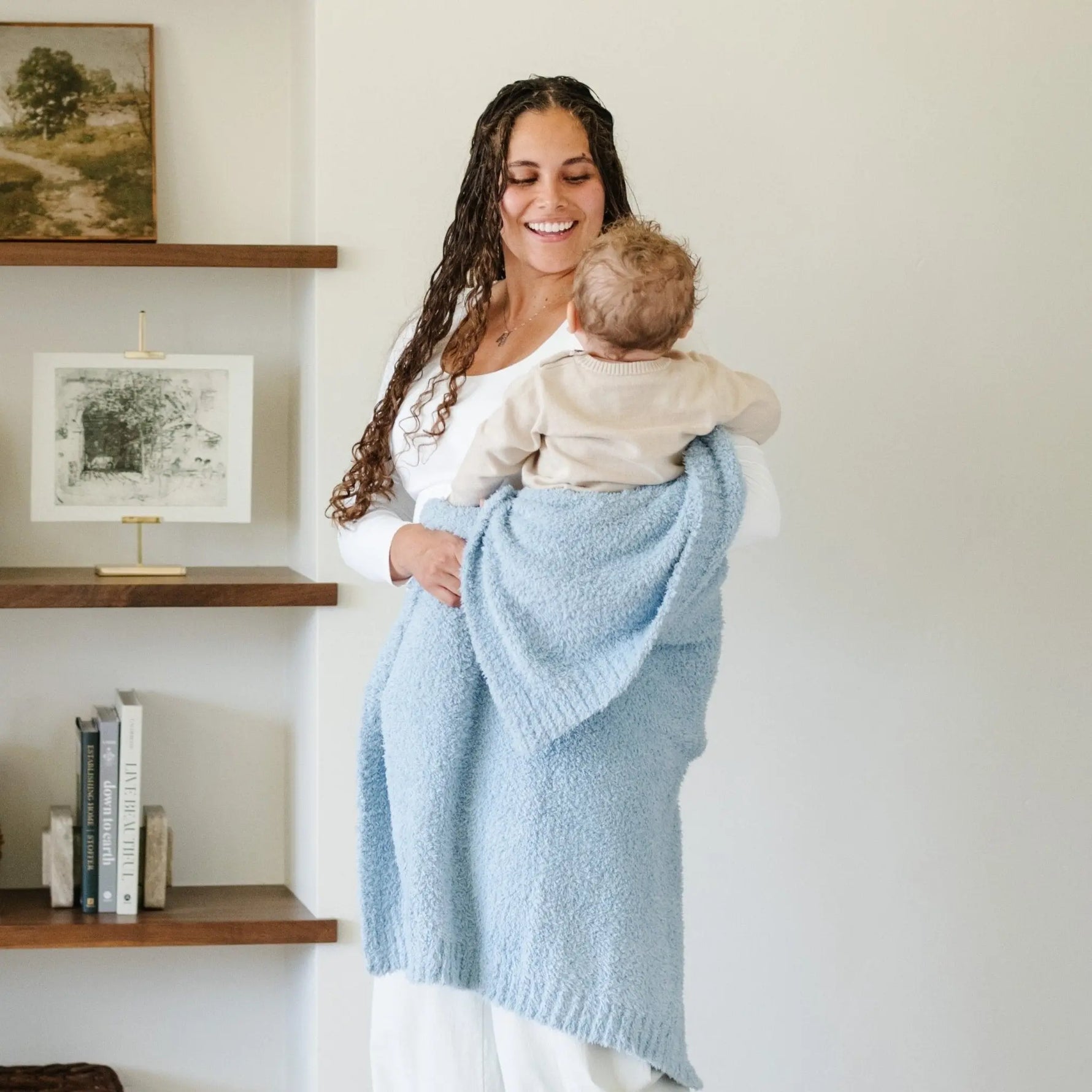 Bamboni Toddler Blankets Plush Warm Snuggle Saranoni Saranoni Everetts Place Boutique