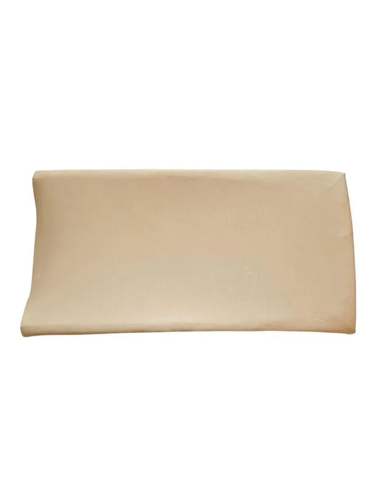 Bamboo Changing Pad Cover - Solid Tan Harp Angel Boutique