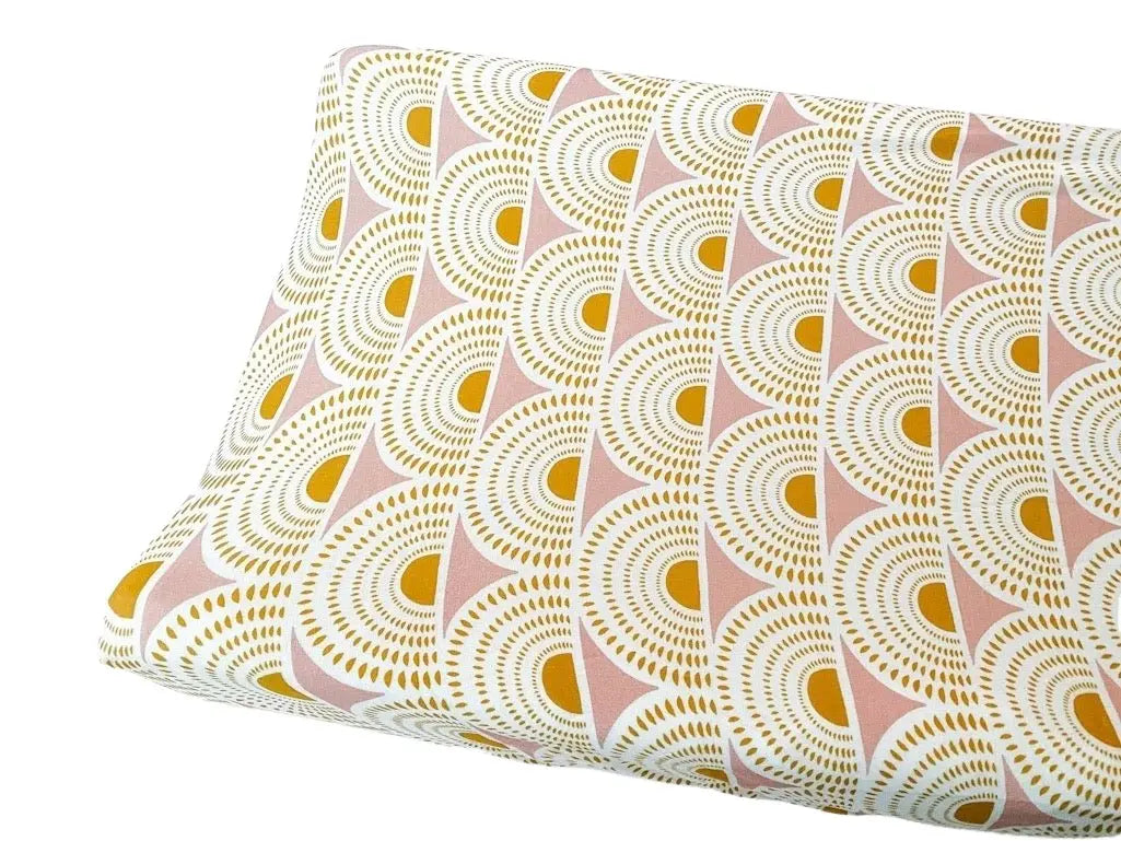 Bamboo Changing Pad Cover - Vintage Sunshine Harp Angel Boutique