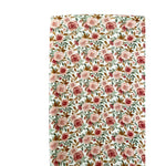 Harp Angel Boutique Premium Bamboo Crib Sheet with Dusty Pink Floral Design for Baby Girls - Home & Garden > Linens & Bedding > Bedding > Bed Sheets Crib Sheets
