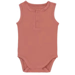Little Joy Co. Bamboo Henley Romper - 