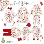 Tesa Babe Bamboo Holiday Baby Zip Romper Noel Christmas One Piece - Apparel & Accessories > Clothing > Baby & Toddler Clothing > Baby One-Pieces Baby Unisex Clothes
