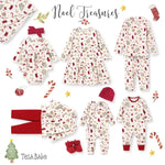 Tesa Babe Bamboo Holiday Baby Zip Romper Noel Christmas One Piece - Everetts Place Boutique - 