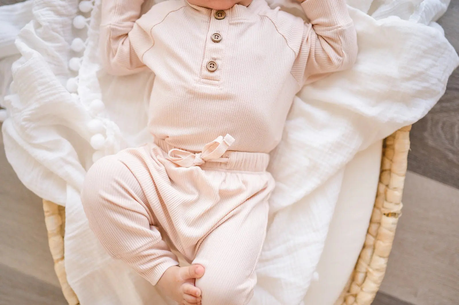 Harp Angel Boutique Bamboo Jogger Pants with Soft Ribbed Fabric for Comfortable Kids - Apparel & Accessories > Clothing > Baby & Toddler Clothing > Baby & Toddler Bottoms Baby & Toddler Bottoms