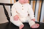 Harp Angel Boutique Bamboo Jogger Pants with Soft Ribbed Fabric for Baby Comfort - Apparel & Accessories > Clothing > Baby & Toddler Clothing > Baby & Toddler Bottoms Baby & Toddler Bottoms
