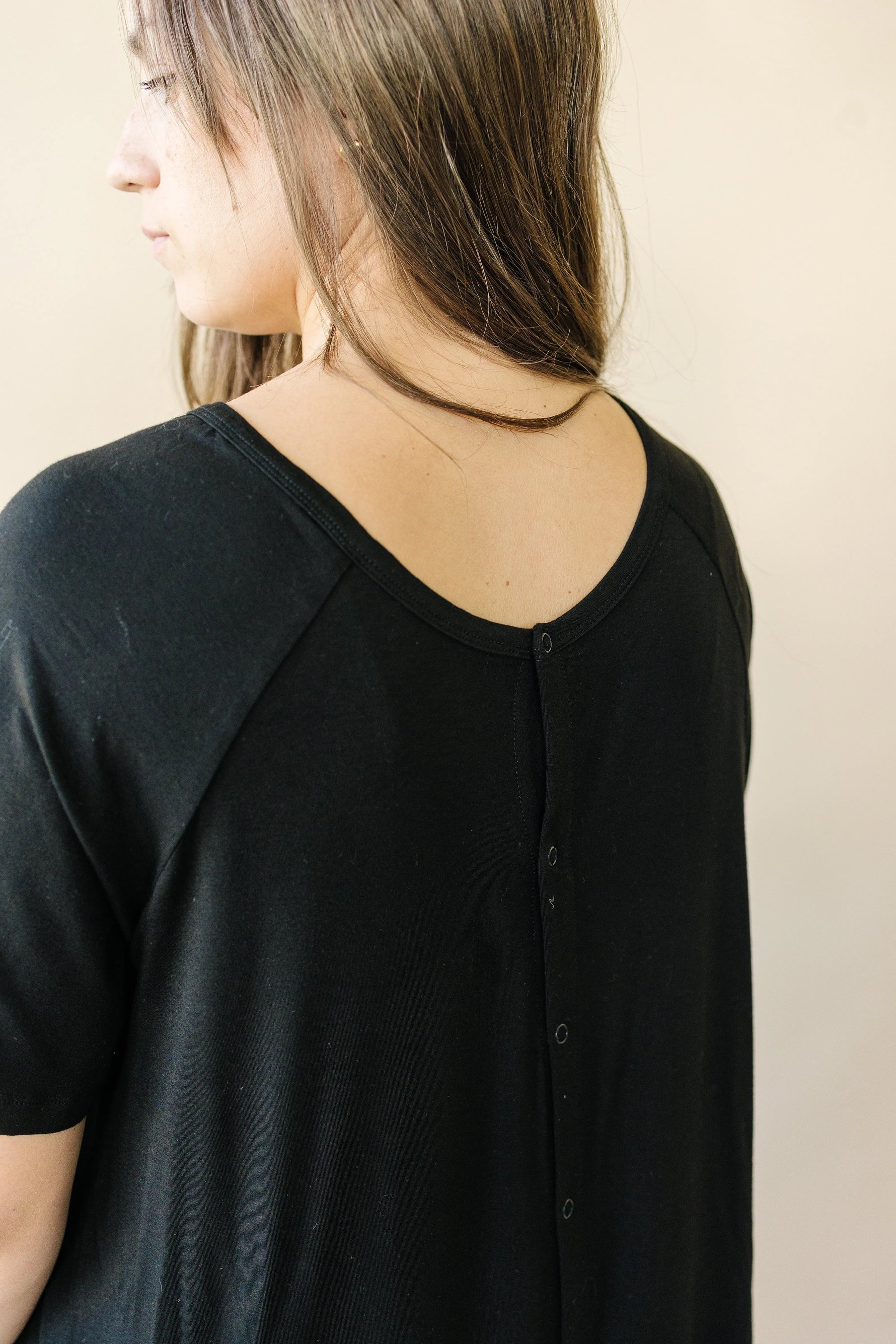 Little Joy Co. Bamboo Labor And Delivery Gown For Nursing And Skin To Skin - Apparel & Accessories > Clothing > Maternity Clothing > Maternity Dresses