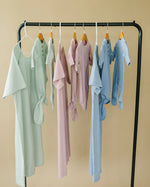 Little Joy Co. Bamboo Labor And Delivery Gown For Nursing And Skin To Skin - Apparel & Accessories > Clothing > Maternity Clothing > Maternity Dresses