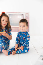 Charlie Lou Baby Bamboo Rompee Chip Chilla Baby Romper Convertible Cuffs - Apparel & Accessories > Clothing > Sleepwear & Loungewear > Pajamas romper