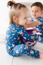 Charlie Lou Baby Bamboo Rompee Chip Chilla Baby Romper Convertible Cuffs - Apparel & Accessories > Clothing > Sleepwear & Loungewear > Pajamas romper