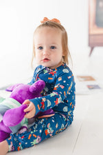 Charlie Lou Baby Bamboo Rompee Chip Chilla Baby Romper Convertible Cuffs - Apparel & Accessories > Clothing > Sleepwear & Loungewear > Pajamas romper