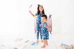 Charlie Lou Baby Bamboo Shortie Set for Babies Chip Chilla Collection - Apparel & Accessories > Clothing > Sleepwear & Loungewear > Pajamas Shirt and Shorts Set