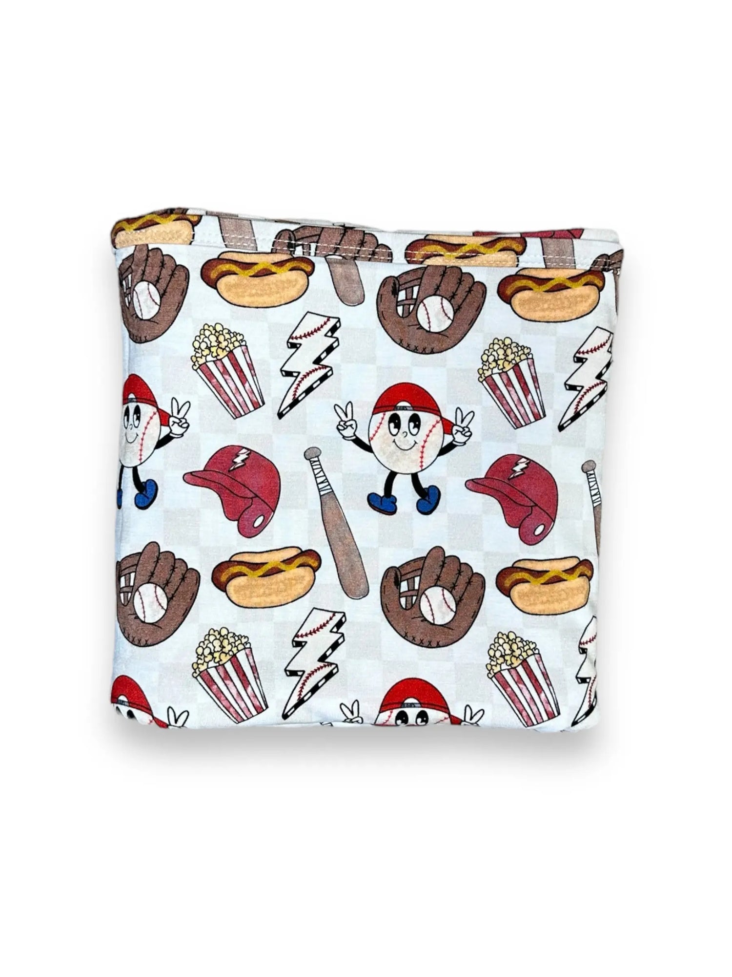 Bamboo Spandex Swaddle, Baseball Miller & Co. Everetts Place Boutique