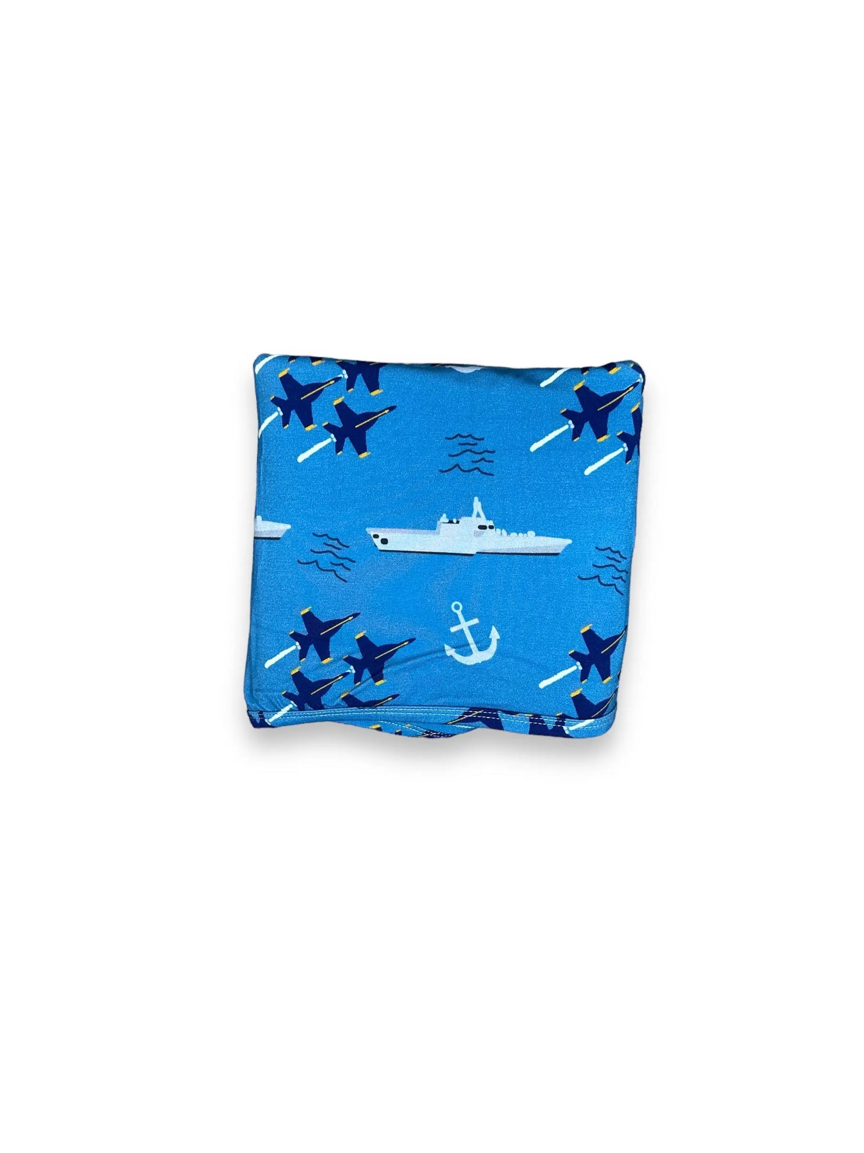 Bamboo Spandex Swaddle, Navy Miller & Co. Everetts Place Boutique