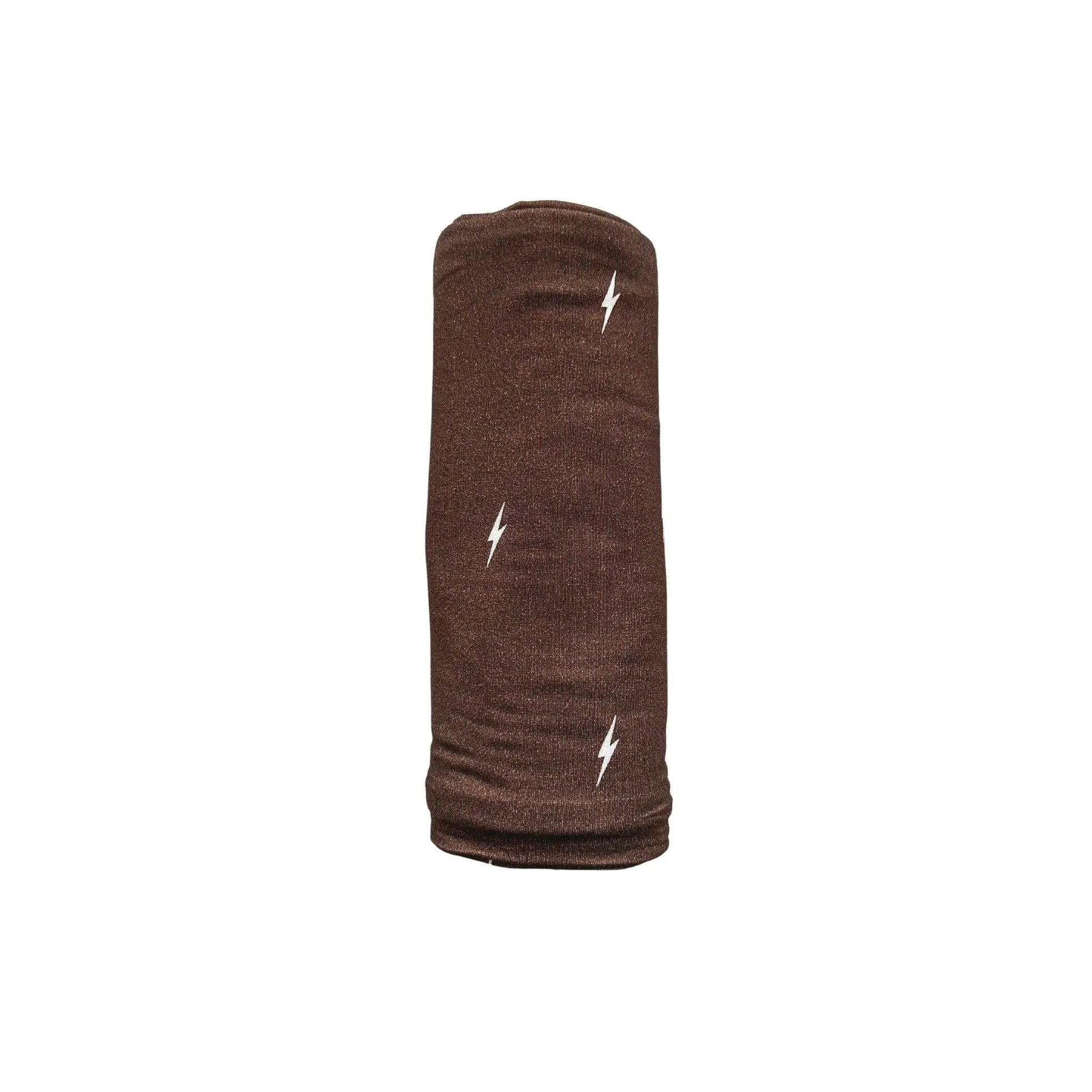 Bamboo Stretch Swaddle - Brown Lightning Harp Angel Boutique