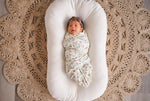 Harp Angel Boutique Soft Bamboo Stretch Swaddle with La La Floral Print for Infants - Baby & Toddler > Swaddling & Receiving Blankets Swaddle