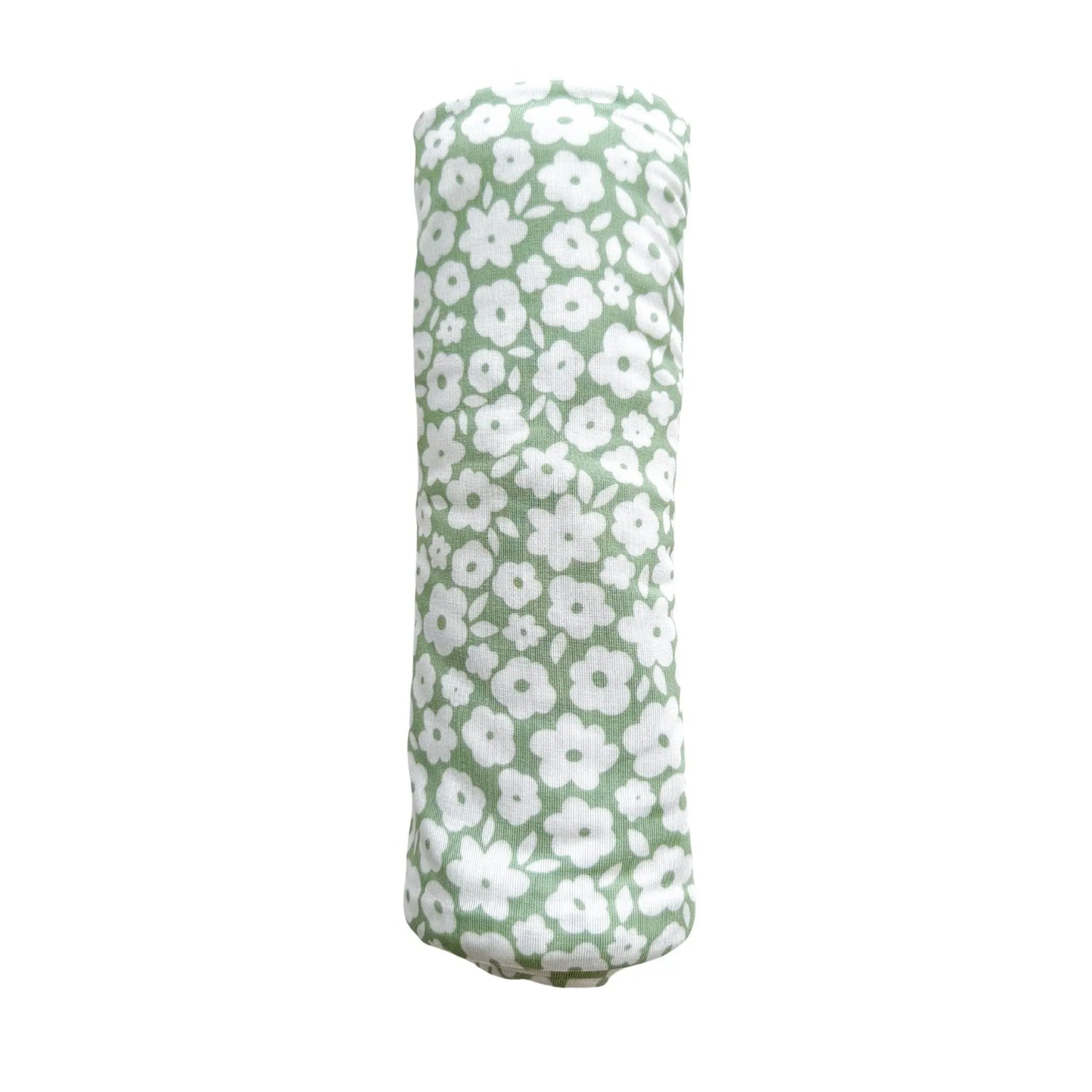 Harp Angel Boutique Soft Bamboo Stretch Swaddle Blanket with Sage Ditsy Floral for Infants - Baby & Toddler > Swaddling & Receiving Blankets Swaddle