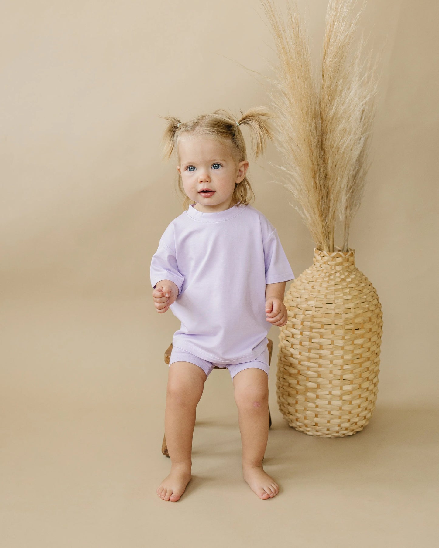 Little Joy Co. Bamboo Tee and Bike Shorts Set Sold Separates for Mix - Apparel & Accessories > Clothing > Baby & Toddler Clothing > Baby & Toddler Outfits