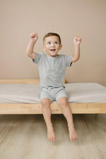 Little Joy Co. Bamboo Terry Drawstring Shorts for All Day Comfort Fit - Apparel & Accessories > Clothing > Baby & Toddler Clothing > Baby & Toddler Bottoms