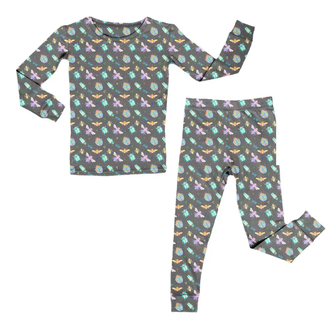 Bamboo Two Piece Pajama Set, Bugs Miller & Co. Everetts Place Boutique