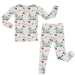 Bamboo Two Piece Pajama Set,  Christmas Lineman Miller & Co. Everetts Place Boutique