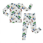 Bamboo Two Piece Pajama Set, Christmas Police Miller & Co. Everetts Place Boutique