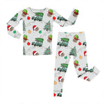 Bamboo Two Piece Pajama Set,  Christmas Wildland Firefighter Miller & Co. Everetts Place Boutique