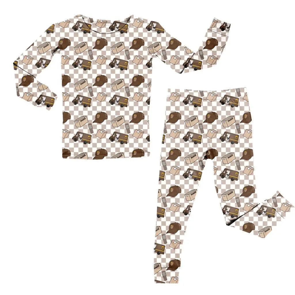 Bamboo Two Piece Pajama Set, Package Delivery Miller & Co. Everetts Place Boutique