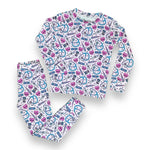 Bamboo Two Piece Pajama Set, Pink Healthcare Miller & Co. Everetts Place Boutique