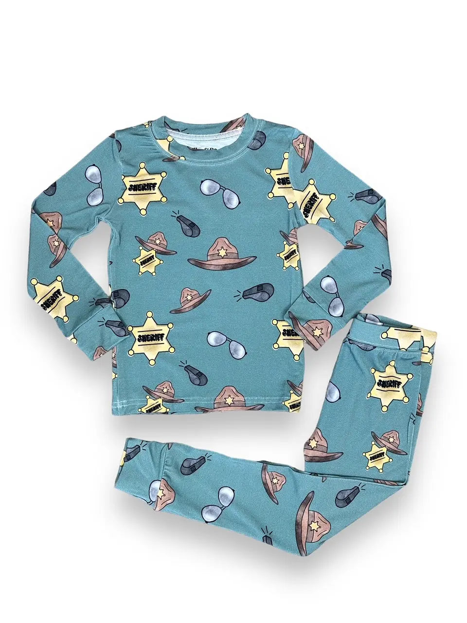 Bamboo Two Piece Pajama Set, Sheriff Miller & Co. Everetts Place Boutique