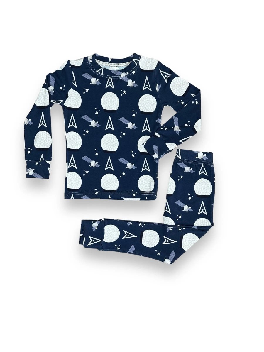 Miller & Co. Bamboo Two Piece Pajama Set, Space Force - Everetts Place Boutique - 