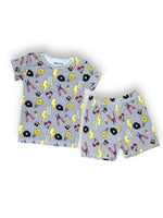 Bamboo Two Piece Short Sleeve & Shorts Pajama Set,  Electrician Miller & Co. Everetts Place Boutique