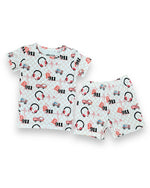 Bamboo Two Piece Short Sleeve & Shorts Pajama Set, Pink Dispatch Miller & Co. Everetts Place Boutique