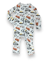 Bamboo Zipper Footie, 911 Dispatch Miller & Co. Everetts Place Boutique