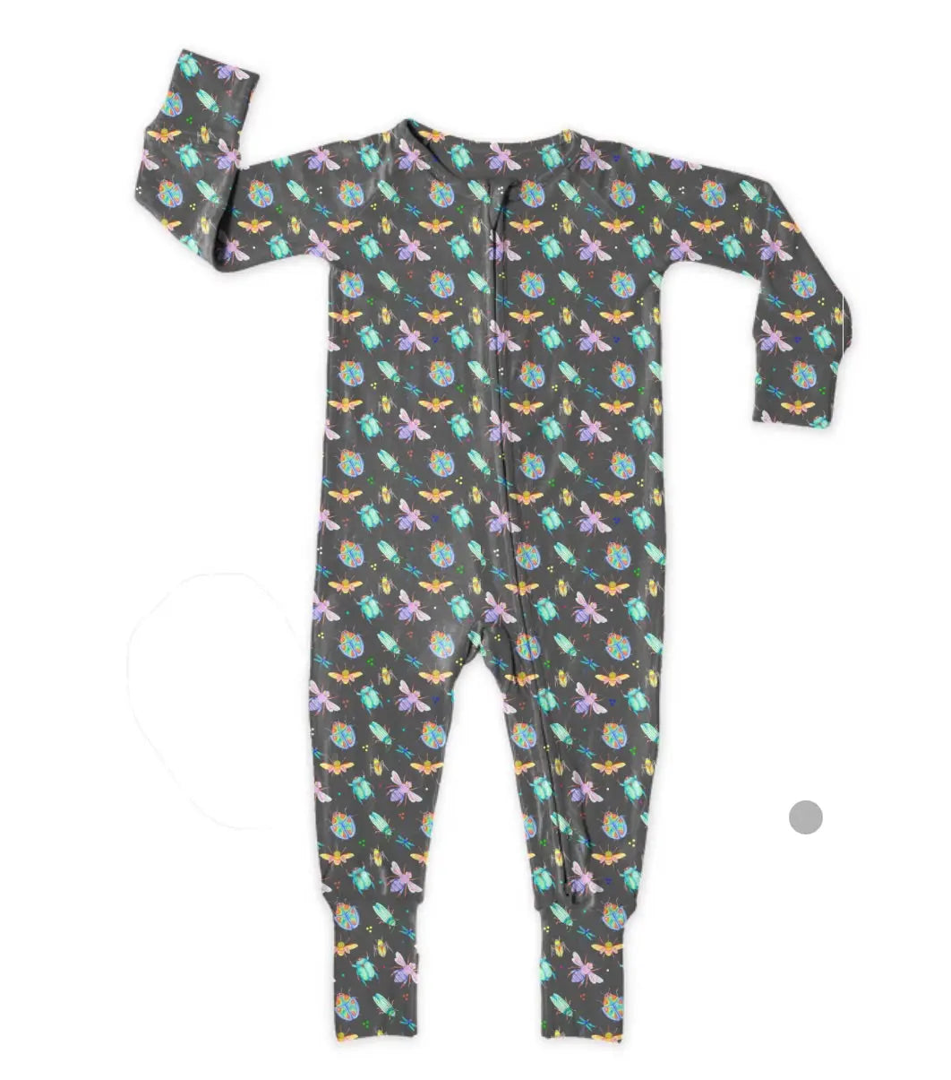 Bamboo Zipper Footie, Bugs Miller & Co. Everetts Place Boutique