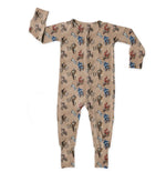 Bamboo Zipper Footie, Dirtbikes Miller & Co. Everetts Place Boutique