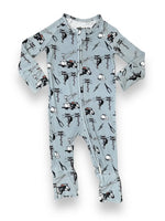 Bamboo Zipper Footie, Lineman Miller & Co. Everetts Place Boutique