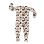 Bamboo Zipper Footie, Package Delivery Miller & Co. Everetts Place Boutique