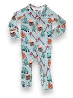 Bamboo Zipper Footie, Wildland Firefighter Miller & Co. Everetts Place Boutique