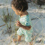 Save the Turtles Shorty Romper | Bamboo by Kolorful